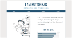 Desktop Screenshot of iambuttonbag.com